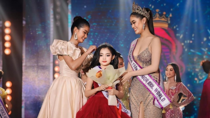 Bao Linh wins first runner-up at Mini Miss Junior Idol World 2024